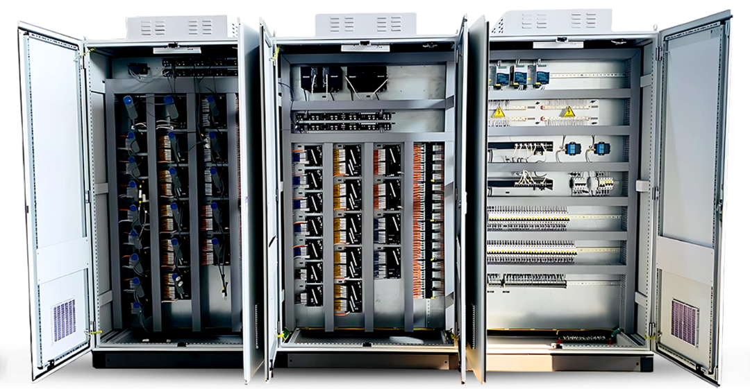 Honeywell C300 DCS system cabinet configuration designed by Vizen Solutions for Pulp Mill